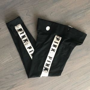 VS PINK Sequin Yoga Pants